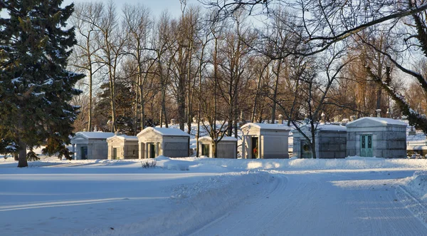 Mausoleum im Winter — Stockfoto