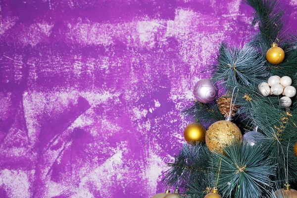 Vánoční studio pozadí, vánoční strom — Stock fotografie