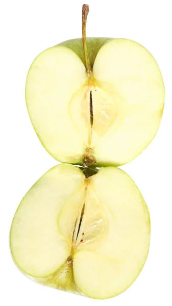 Vista superior de manzana verde — Foto de Stock