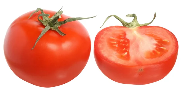 Ripe tomato cut — Stock Photo, Image