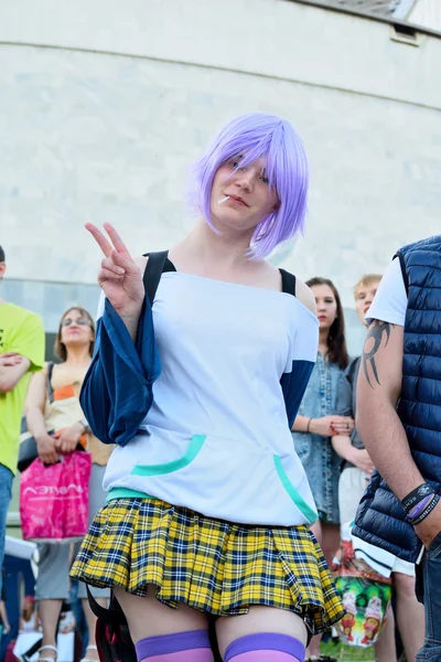 The festival of youth subcultures and cosplay "Znaki" — Stock Photo, Image