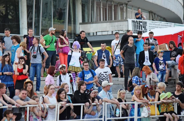 O festival de subculturas juvenis e cosplay "Znaki " — Fotografia de Stock