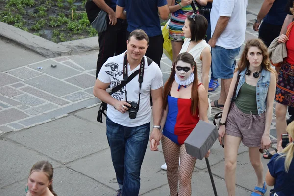 Фестиваль молодежных субкультур и косплея "Знаки " — стоковое фото