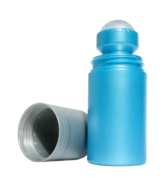 Blue bottle of a deodorant — Stock Photo, Image