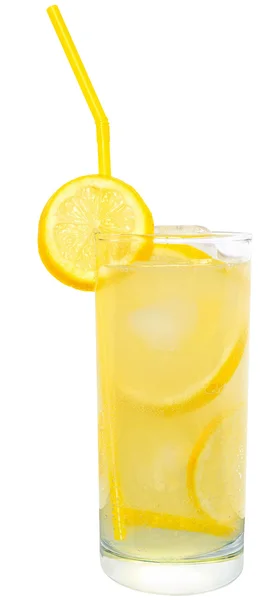 Lemonade with ice cubes — Stock Photo, Image