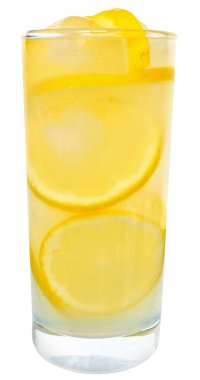 buz küpleri ile limonata