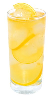 buz küpleri ile limonata