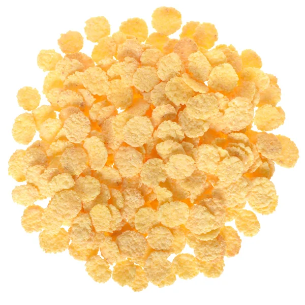 Cornflakes close-up top view — Stock Photo, Image