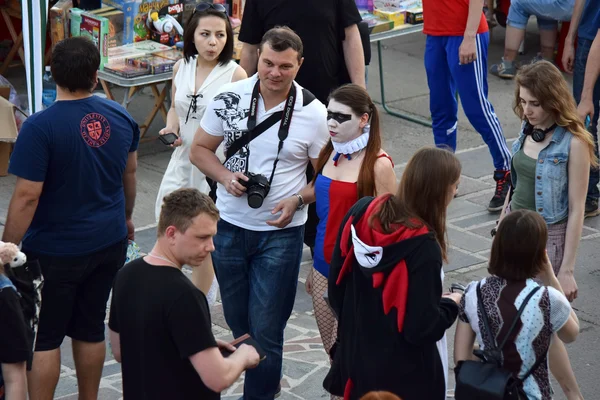 Фестиваль молодежных субкультур и косплея "Знаки " — стоковое фото