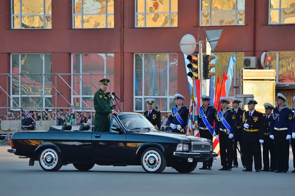 Répétition générale du défilé militaire en l'honneur du Jour de la Victoire . — Photo