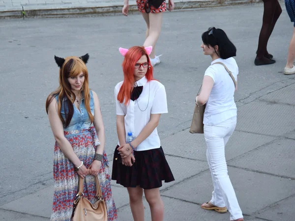 The festival of youth subcultures and cosplay "Znaki" — Stock Photo, Image