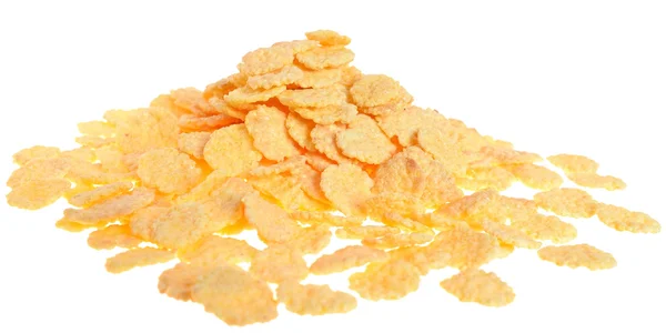 Cornflakes close-up isolado — Fotografia de Stock