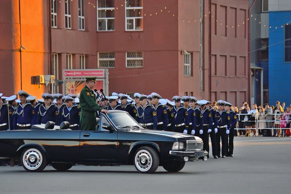 Generalprobe der Militärparade zu Ehren des Sieges. — Stockfoto