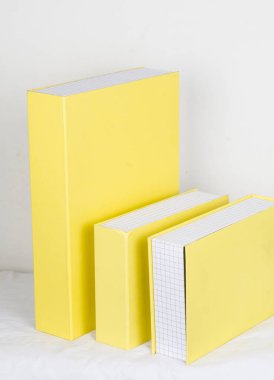 dizin, sarı, okul, kaydetme, kutular, çalışma, kitaplar, defterler,