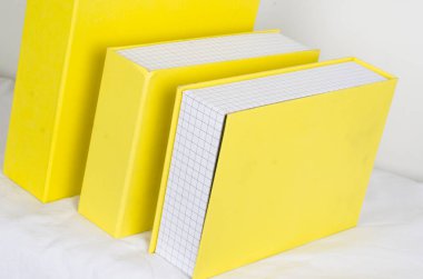 dizin, sarı, okul, kaydetme, kutular, çalışma, kitaplar, defterler,