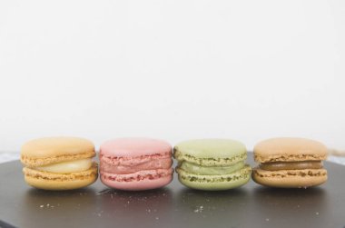 Makaron, tatlı. Kahvaltı. Tatlı, yemek, yemek, şeker, çöl, renk