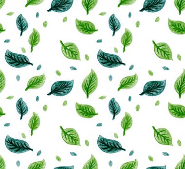 Bitki el çizim seamless modeli