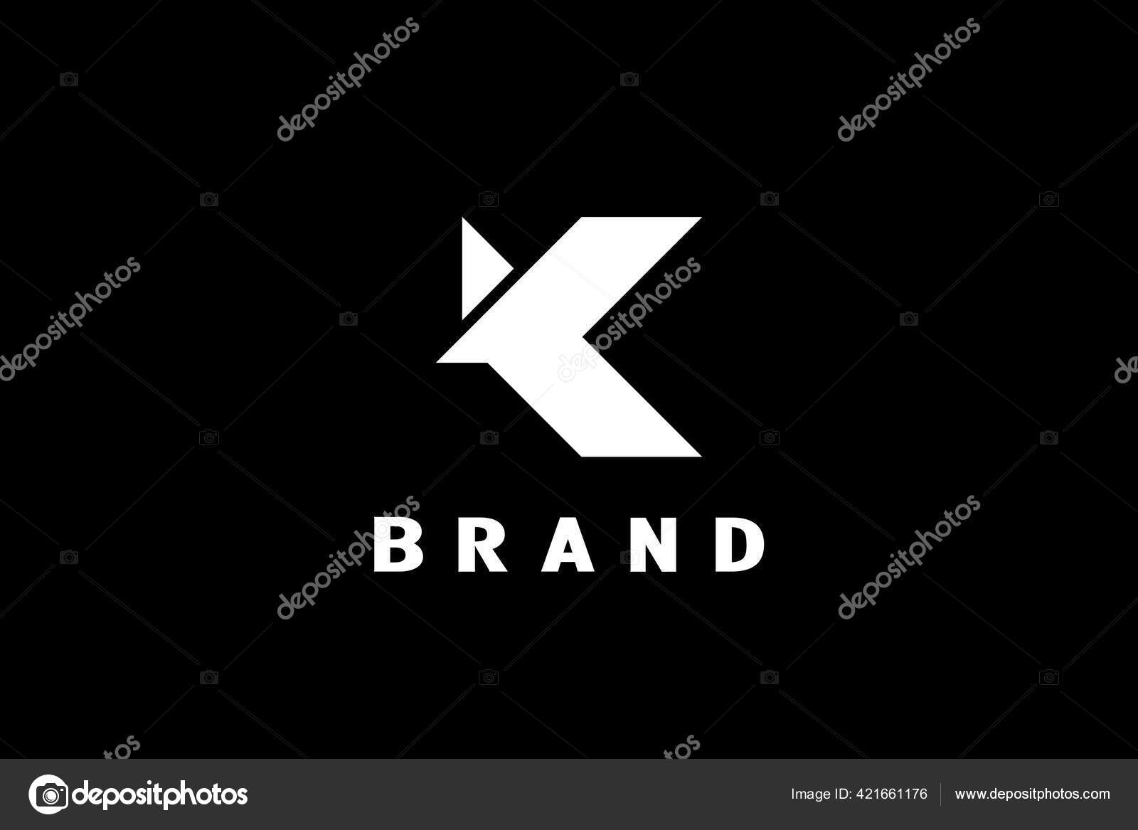 Letter Flying Bird Logo Simple Minimalist Shape Flying Bird Design