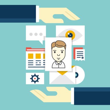 Müşteri ilişkileri yönetimi kavramı. Yazılımı bir hizmet olarak