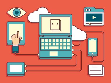 Depolama ve işleme veri Vektör Lineer düz kavramı