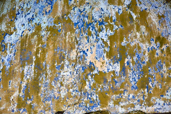 Textura Pared Ladrillo Grueso Viejo Tono Azul Marino — Foto de Stock