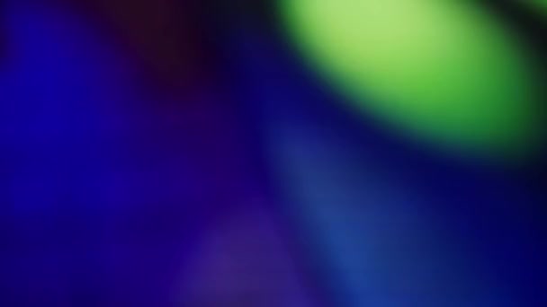 Lumières Bokeh Multicolores Scintillent Sur Fond Noir Fond Vacances Nouvel — Video