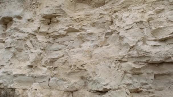 Pared Piedra Textura Abstracta Patrón Naturaleza Para Decoración Vídeo Fondo — Vídeo de stock