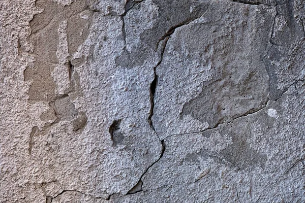Старая Стена Старая Пилинг Белая Краска Бетонной Стене Текстура Фона — стоковое фото