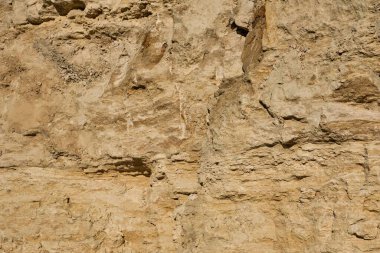 Taş ocağının manzarası bir yaz günü.