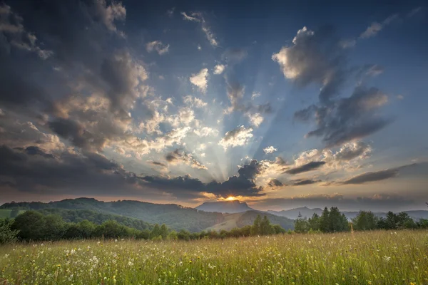 Magestic sunset — Stock Photo, Image