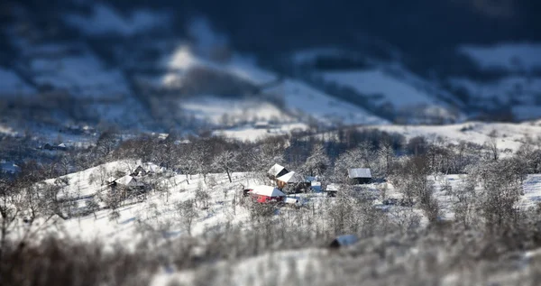 Winter in mountain — Stock Photo, Image