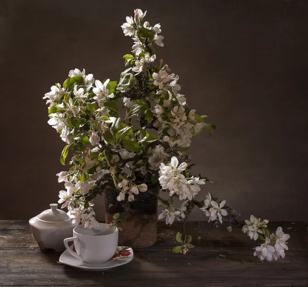 Flor de manzana — Foto de Stock