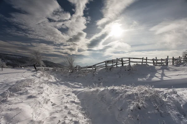 Inverno in montagna — Foto Stock