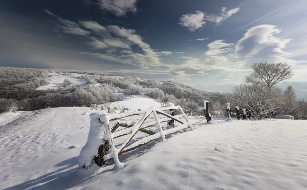 Inverno in montagna — Foto Stock