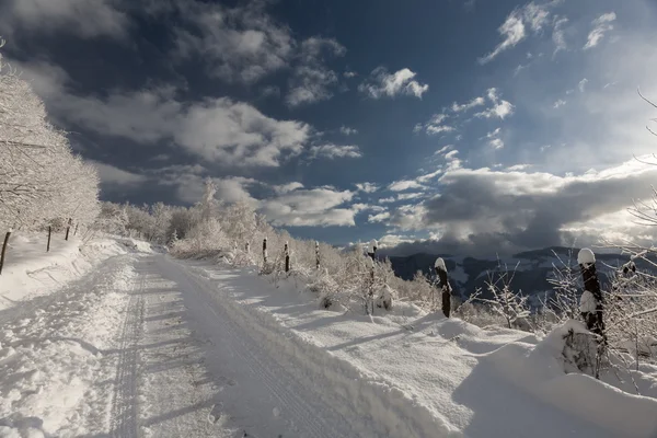 Inverno in montagna — Foto Stock