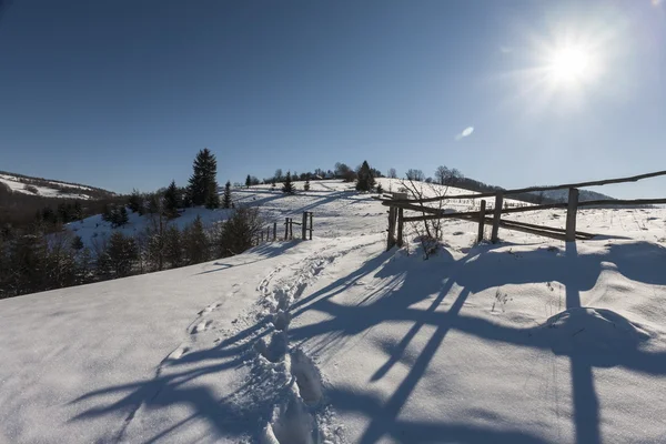 Vinter i bergen — Stockfoto