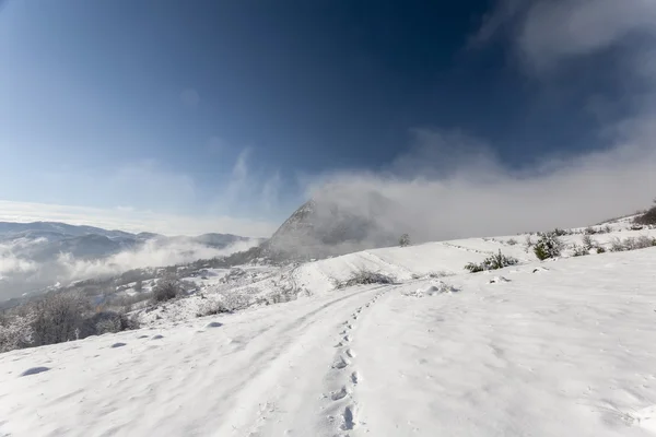 Wintertijd in Bergen — Stockfoto