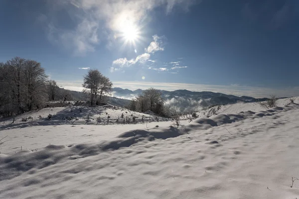 山の冬時間 — ストック写真