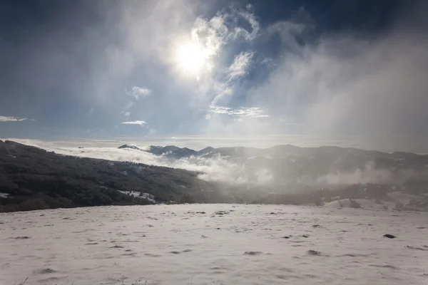 Zimní čas v horách — Stock fotografie