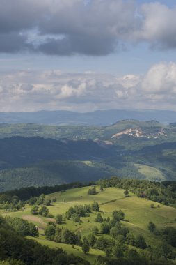 dağlar Romanya manzara