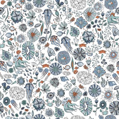 sualtı dünyasını sorunsuz arka plan el çekilmiş