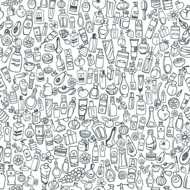 kişisel bakım için farklı kozmetik ürünleri