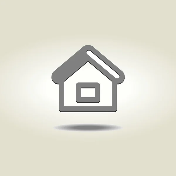 Homepage ou ícone da casa — Vetor de Stock