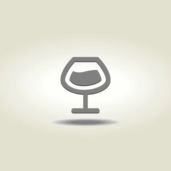 Wine glass icon — Stock Vector