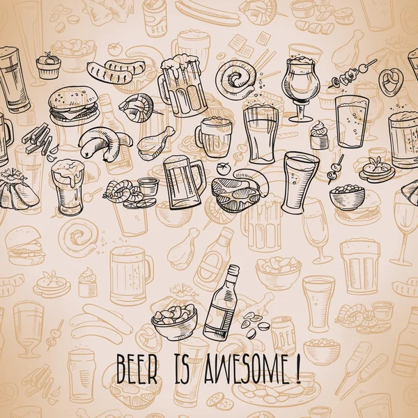 yarım yamalak bira ve aperatifler