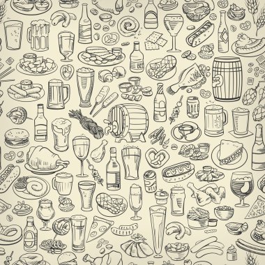 yarım yamalak bira ve aperatifler