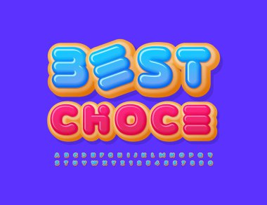 Moda yazı tipi, modern alfabe harfleri, sayılar ve sembollerle en iyi vektör logosu seçimi