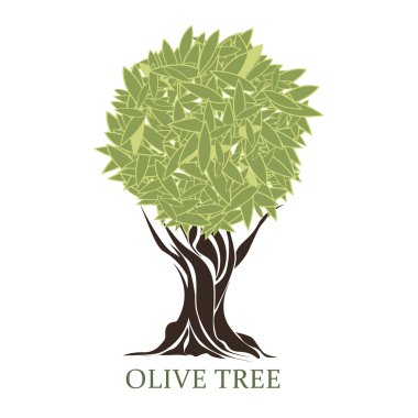 stilize bir zeytin ağacı şeklinde logosu