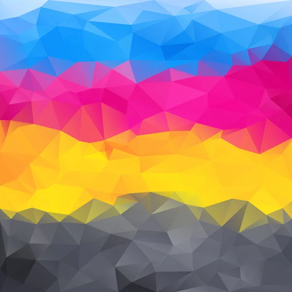 Fond abstrait dans les couleurs cmyk — Image vectorielle