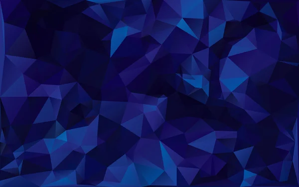 Dark Blue Polygon Wallpaper 4K